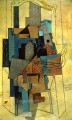 Homme a la cheminee 1916 Cubismo